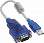 Adapter USB InLine USB - RS-232 Blue (33304D)