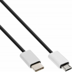 Cable USB InLine USB-C - microUSB 1.5 m Czarny (35844)