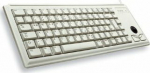 CHERRY TAS G84-4400 Corded EU-Layout hellgrau TRACKBALL