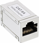 InLine InLine Adapter Cat.6A, w fully shielded, metal, 2x RJ45 F / F, 1: 1