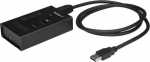 StarTech.com 4 Port USB 3.0 Hub, USB Type-A to 1x USB-C & 3x USB-A, Commercial Metal USB Hub, SuperSpeed 5Gbps USB 3.1/3.2 Gen 1, Self Powered, BC 1.2 Fast Charge/Sync, Mountable/Rugged - Windows/macOS/Linux (HB30A3A1CST) - Hubb - 3 x SuperSpeed USB  ...