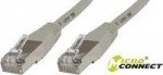 MicroConnect F/UTP CAT5e 0.5m Grey PVC, Outer Shield : Foil screening