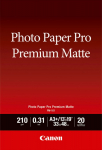 Canon PM-101 Pro Premium Matte A 3+, 20 Sheet, 210 g
