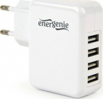 Gembird USB 4 ports USB 3.1 (White) - Charger