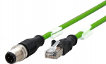METZ CONNECT Netzwerkkabel - M12 (4-pole) (S)