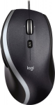 Logitech M500S Corded Optical Mouse, Black