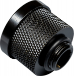 Bitspower Multi-Link Adapter Anschluss gerade G1/4 Zoll AG auf 16mm AD Hardtube - shiny black/rot