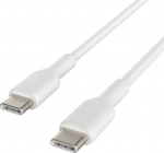 BELKIN USB-C/USB-C CABLE, 2M PVC WHITE
