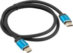 LANBERG HDMI M/M V2.0 Kabel 1.0m 4K 60Hz CU PREMIUM schwarz