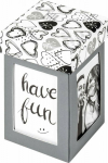 Walther Photo Gift Box Surprise 8.5x8.5x13.5 grey FB280D