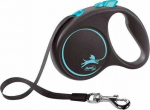 TRIXIE Flexi Automatic leash Black Design S 5 m, Blue