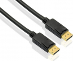 Helos - DisplayPort-Kabel - DisplayPort (M) zu DisplayPort (M) - 1 m - 4K Unterst&uuml;tzung, Dolby DTS-HD Master Audio support - Schwarz