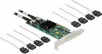 DELOCK 8 Port SATA PCI Express x8 Card with connection cable