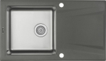 Sink Deante .PRIME METALLIC ANTHRACITE GRANITO-STAL 860X500X220 + SPACE SAVER