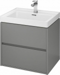 Cersanit Crea cabinet under the washbasin 59.4cm szary mat (5902115724428)
