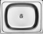 Sink Deante 1-chambered Twist without drainer 40 x 50cm steel (ZEU 310A)