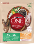 PUI PURINA One Mini/Small Active Rich in chicken with rice - dry dog food - 800g