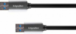 Kabel USB Kruger&Matz USB-A - USB-A 1 m Czarny (KM0337)