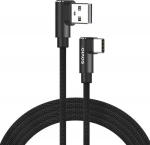 Kabel USB Savio USB-A - USB-C 1 m Czarny (CL-163)