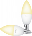 Trust Smart Home - LED-Lampe - E14 - Klasse A+ - White light - 1800-6500 K - Kerze - wei&szlig; (pack of 2)