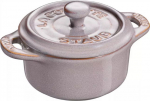 Staub Mini Cocotte Set 4-pc. round, Ceramic, Antique Gray