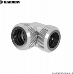 Barrow Multi-Link Adapter 90 Grad 12mm AD auf 12mm AD Hardtube - silber