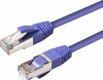 MicroConnect CAT6A S/FTP 15m Purple LSZH