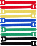 ProXtend Hook and Loop 15cm x 12mm, Multi 10pcs