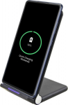 Wave Qi table stand 15W with wireless charging, black