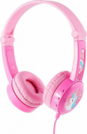 BuddyPhones Headphones for Kinder Travel Pink - Microphone - 20 KHz