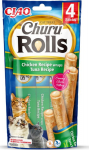 INABA Churu Rolls Chicken recipe wraps Tuna recipe - cat treats - 4x10 g