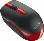 Genius Computer Technology Genius Mouse Wireless mouse, Genius NX-7007, czarno-czerwona, Optical, 1200DPI