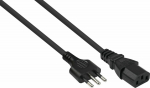 kabelmeister Power cord Italy type I an C13 schwarz 1.8m
