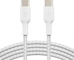 BELKIN USB-C TO USB-C BRAIDED PVC, WHITE 1M TWIN PACK