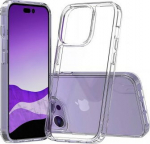 Screenor - Back cover for mobile phone - thermoplastic polyurethane (TPU) - transparent - for Apple iPhone 15