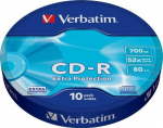 Verbatim CD-R 52x 700MB 10P SP Extra Protection Wrap 43725