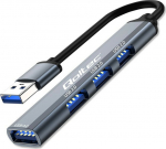 Qoltec HUB adapter USB 3.0 4w1 | USB 3.0 | 3x USB 2.0