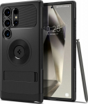 Kaitse&uuml;mbris Slim Armor MagFit, Samsung Galaxy S24 Ultra, must, MagSafe magnetringiga, Spigen