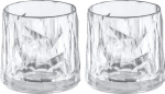 Low glasses CLUB No. 2, super glass, 2 x 250 ml, KOZIOL