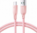 Kabel USB Joyroom USB-A - USB-C 1 m Pink (JYR797)