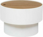 Atmosphera Coffee table with storage ENOLA, round, &Oslash; 55 cm