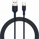 Kabel USB GoGEN USB-A - USB-C 1 m Niebieski