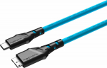 Kabel USB Ednet USB-C - microUSB 2 m Niebieski (MTC-230)