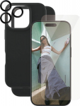 CARE by PanzerGlass Fashion 3-i-1 Beskyttelsescover Sort til iPhone 16 Pro