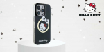 HKT Hello Kitty Hello Kitty HKHMP16SHFLBK iPhone 16 6.1'' black/black hardcase IML Fun bow Magsafe