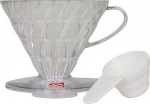 HARIO V60-02 Clear Plastic Drip