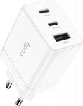 CUDY 67W USB-C Charger with EU Plug - Router - 3-Port