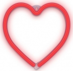 Forever Light FLNEO7 HEART Neon LED Sighboard