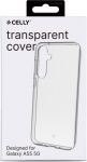 CELLY Gelskin back coverSamsung Galaxy A55 5G, Transparent, black