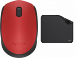 Log Logitech mouse M171 czerwony (910-004641) + Studio Series - GRAPHITE (956-000049)